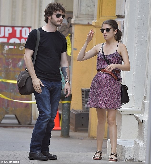 Ben and Anna on a vacation while Anna wearing a engagement ring